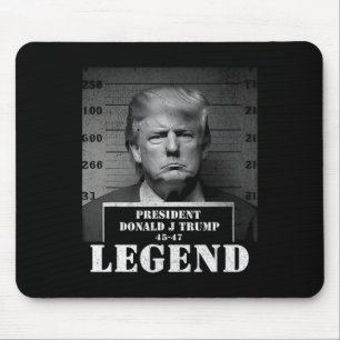 Mousepad Presidente Trump Legend Mugshot