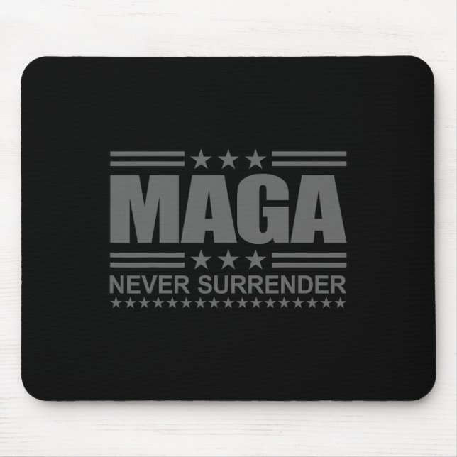 Mousepad Presidente Trump Mega Nunca Rende Inauguração (Frente)
