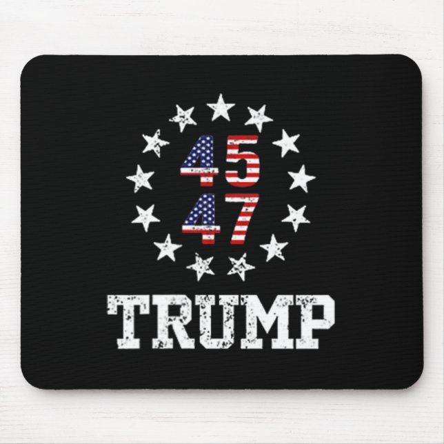 Mousepad Presidente Trump Qr Engraçado 4547 Código de Trump (Frente)