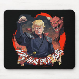 Mousepad Presidente Trump Torna Excelente De Anime Novament