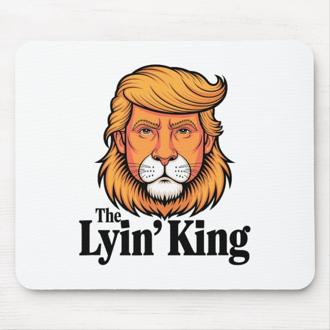 Mousepad Presidente Trump Zombando do Mentiroso Rei  (Frente)