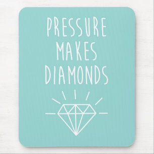 Mousepad Pressão Faz Citação de Diamantes