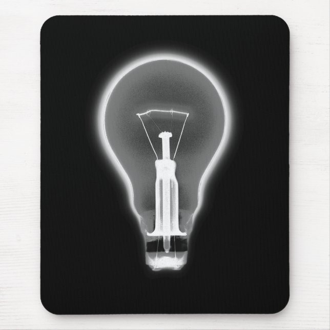 MOUSEPAD PRETO & BRANCO DA AMPOLA DO RAIO X (Frente)
