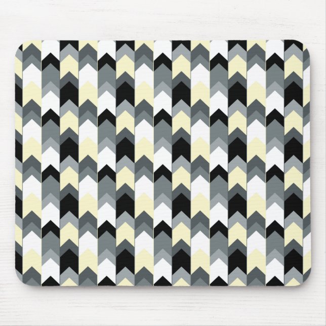 Mousepad Preto, cinza, fêmur amarelo (Frente)