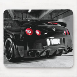 Mousepad Preto de alta qualidade de Nissan GT-R
