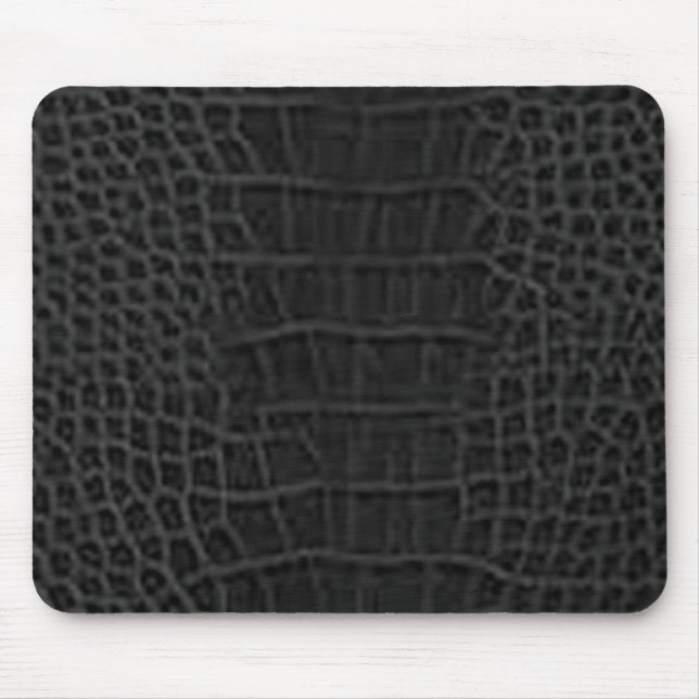 Mousepad preto de Croc (Frente)