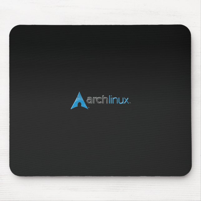 Mousepad Preto de Linux do arco (Frente)