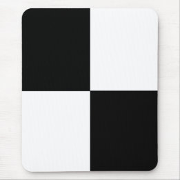 Mousepad Preto e branco
