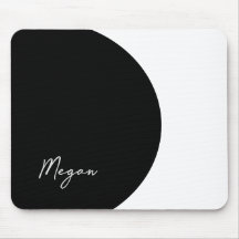 Mousepad Preto e Branco