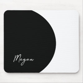 Mousepad Preto e Branco