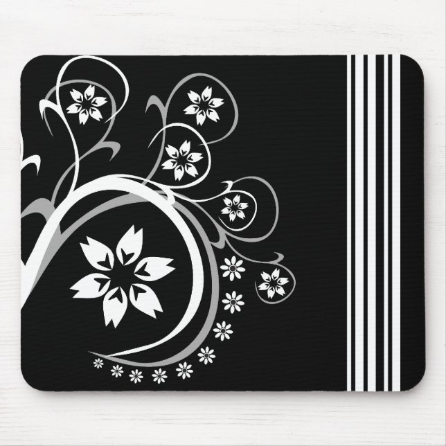 Mousepad Preto E Branco (Frente)