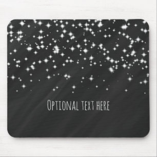 Mousepad Preto e Escorregadio Stars Elegante
