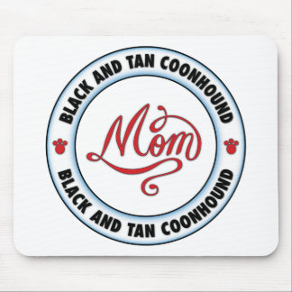 Mousepad PRETO E mamã do COONHOUND do TAN