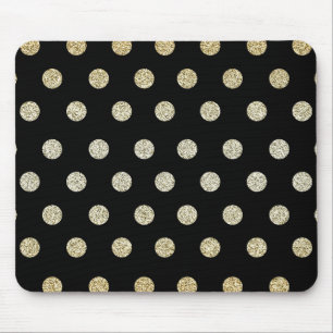 Mousepad Preto e ouro