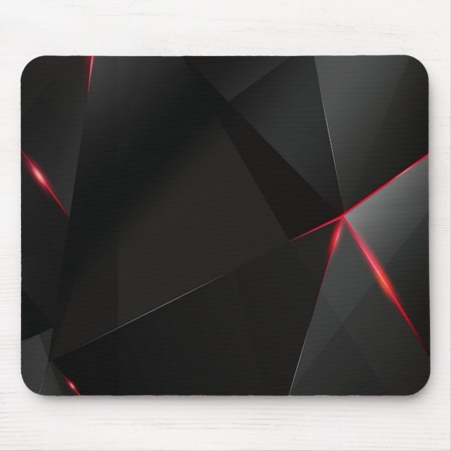 Mousepad preto e vermelho (Frente)