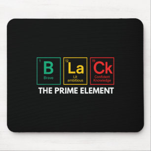 Mousepad Preto O Elemento Primário do Histórico Preto Perío