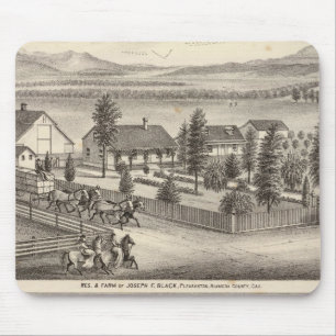 Mousepad Preto, residências Neal, propriedades