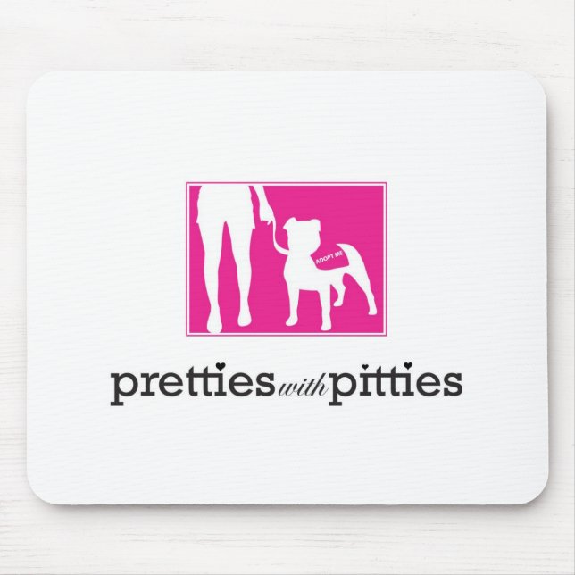 Mousepad Pretties com Pitties (Frente)
