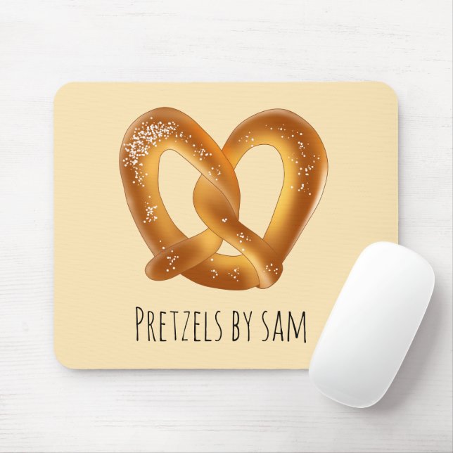 Mousepad Pretzel Suave Com Sal (Com mouse)