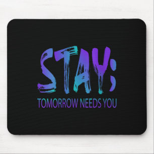 Mousepad Prevenção ao Suicídio Mulheres Permanecem Amanhã P