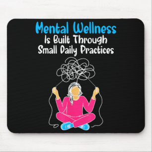 Mousepad Prevenção Conscientização Saúde Mental Bem-Estar