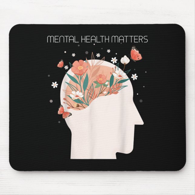 Mousepad Prevenção do Suicídio - Conscientização sobre Saúd (Frente)