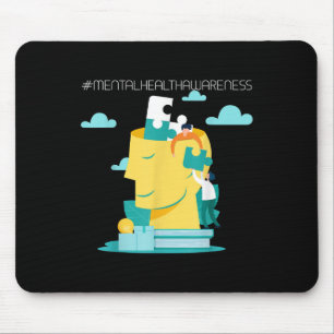 Mousepad Prevenção do Suicídio - Conscientização sobre Saúd