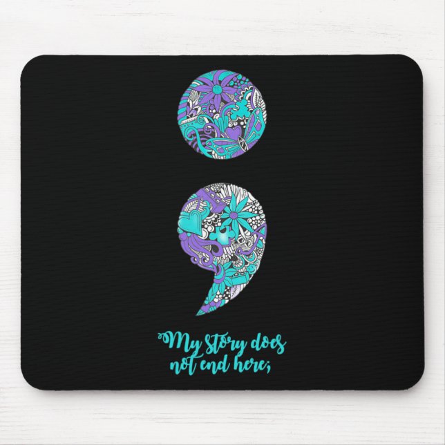 Mousepad Prevenção Do Suicídio E Sensibilização Para A Depr (Frente)