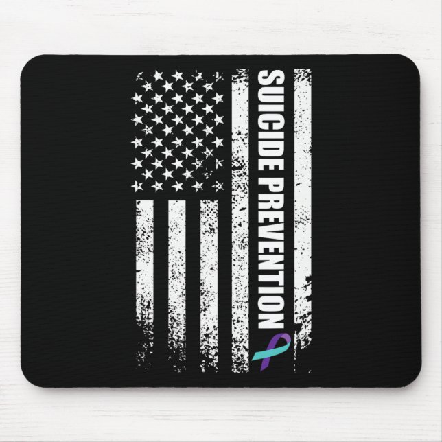 Mousepad Prevenção Suicida Sensibilização Para Evitar O Sui (Frente)