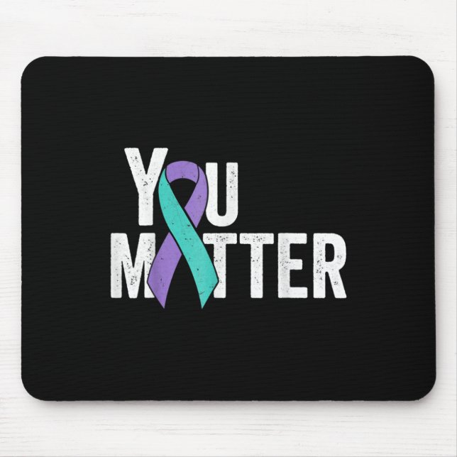Mousepad Prevenir o Suicídio Awarenes Roxos (Frente)