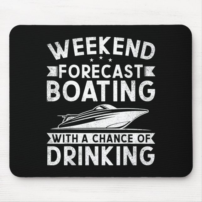 Mousepad Previsão de fim de semana Navegação com chance de  (Frente)