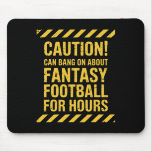 Mousepad Previsões Divertidas de Futebol Fantasia para Home