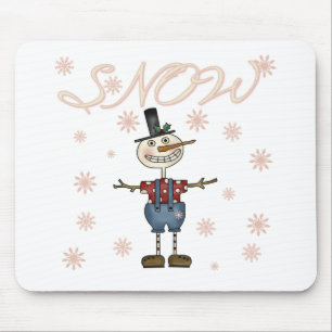 Mousepad Prim Snowman Camisetas e presentes