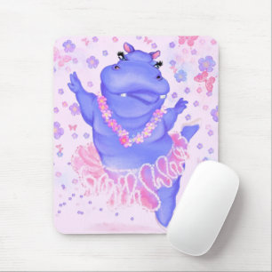 Mousepad Prima Ballerina Hippo - Adicionar Imagem/Texto