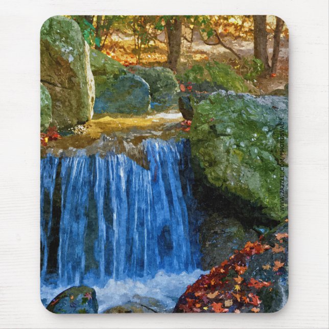 Mousepad Primavera Água Azul (Frente)
