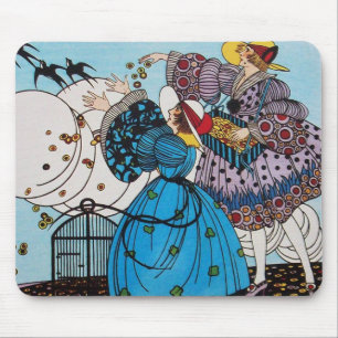 MOUSEPAD PRIMAVERA BIRDS/DESIGNADOR DE CUSTOS DE FASHION