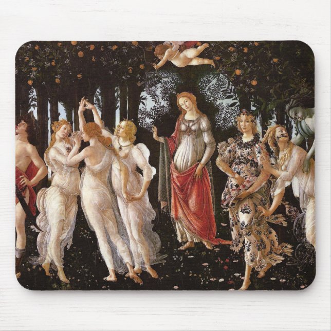 Mousepad Primavera, Botticelli (Frente)