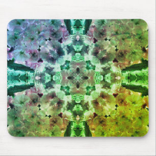 Mousepad Primavera Flor Brilhante Abstrato de Arte Floral