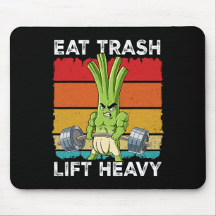 Mousepad Primavera Onion Gym Treino De Peso Coma Lixo Levan