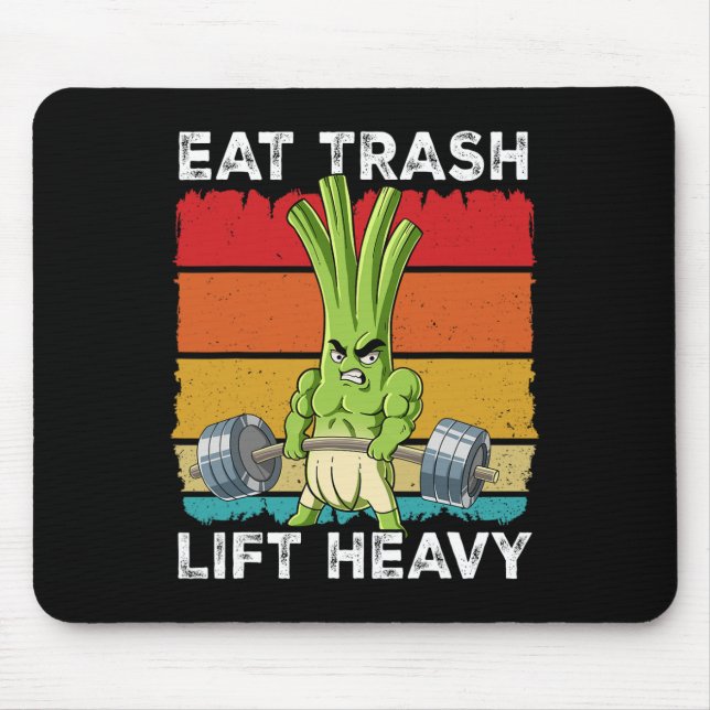 Mousepad Primavera Onion Gym Treino De Peso Coma Lixo Levan (Frente)