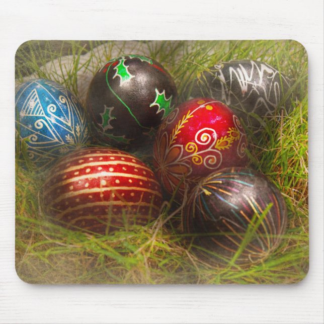 Mousepad Primavera - Páscoa - Ovos de Páscoa (Frente)