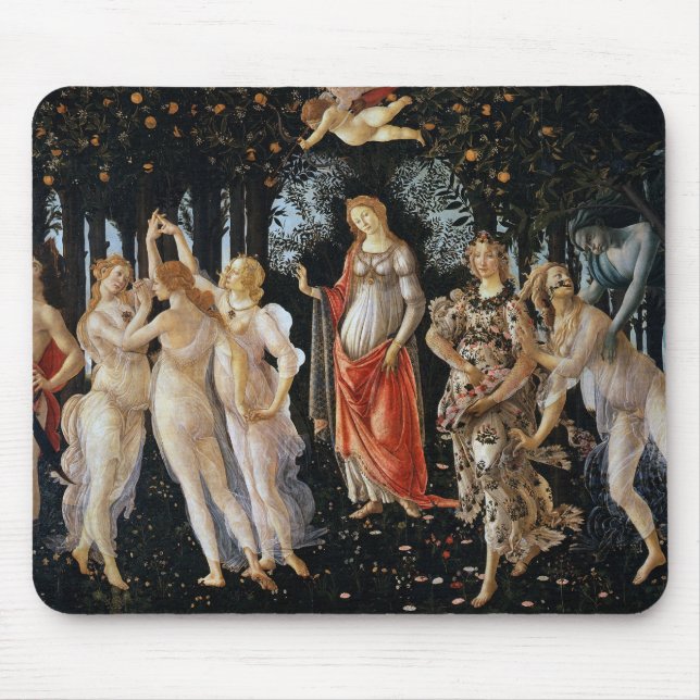 Mousepad Primavera, Sandro Botticelli, 1482 (Frente)