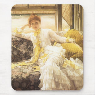 Mousepad Primavera (Seaside) por James Tissot, Vintage Port