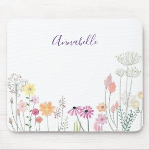 Mousepad Primavera Wildflower Garden Personalizado