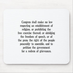 Mousepad Primeira Emenda