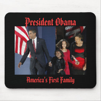 Mousepad PRIMEIRA FAMÍLIA do presidente Obama AMÉRICA