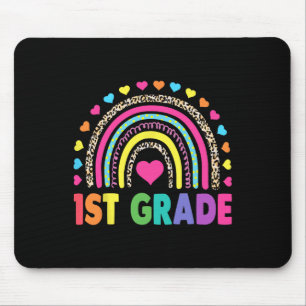 Mousepad Primeira Grau Rainbow Girls Boys Equipe de Profess