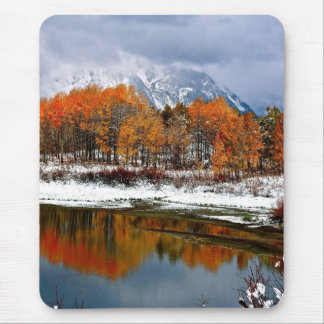 MOUSEPAD PRIMEIRA NEVE NA CURVATURA DE OXBOW EM TETON
