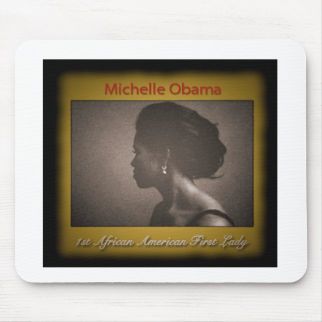 MOUSEPAD PRIMEIRA SENHORA MICHELLE OBAMA (Frente)