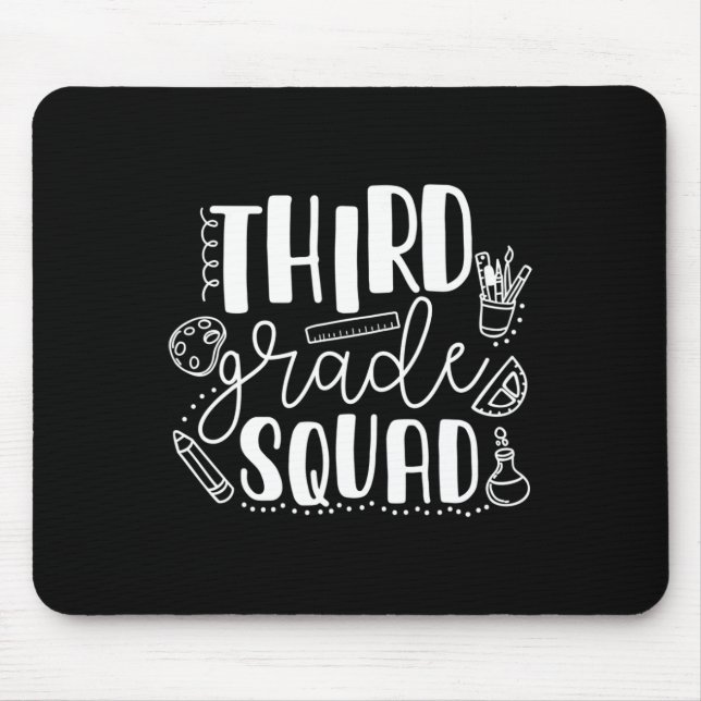 Mousepad Primeiro Dia Da Escola Professora Do Terceiro Grau (Frente)